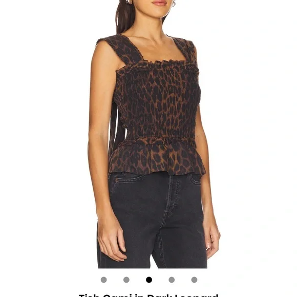 NWOT Damson madder leopard top XS - Picture 3 of 4